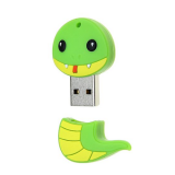 USB  16GB  Mirex  Змейка  зелёный  (ecopack)